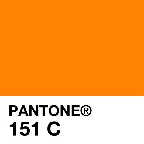 pantone 151 c orange.